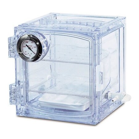 Bel-Art Bel-Art F42400-4001 Lab Companion Clear Polycarbonate Vacuum Desiccator Cabinet, 11 Liter F42400-4001